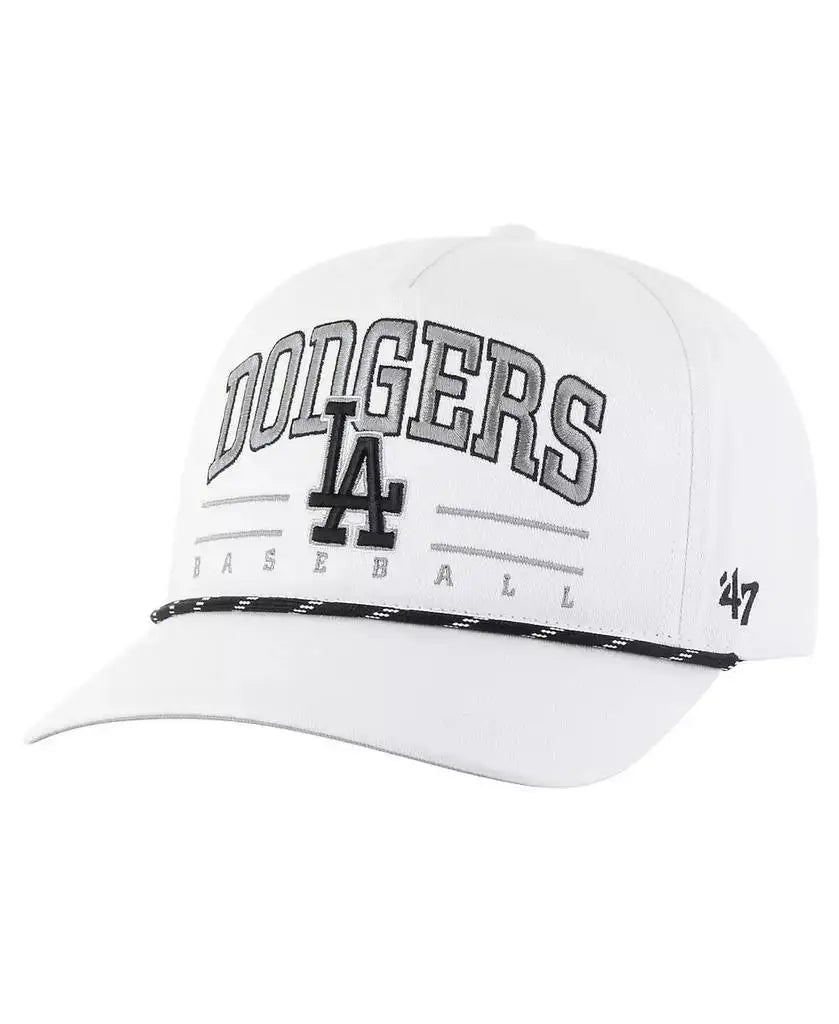 '47 Brand | Men's White Los Angeles Dodgers Roscoe Speckle Hitch Adjustable Hat '47 Brand | Men's White Los Angeles Dodgers Roscoe Speckle Hitch Adjustable Hat